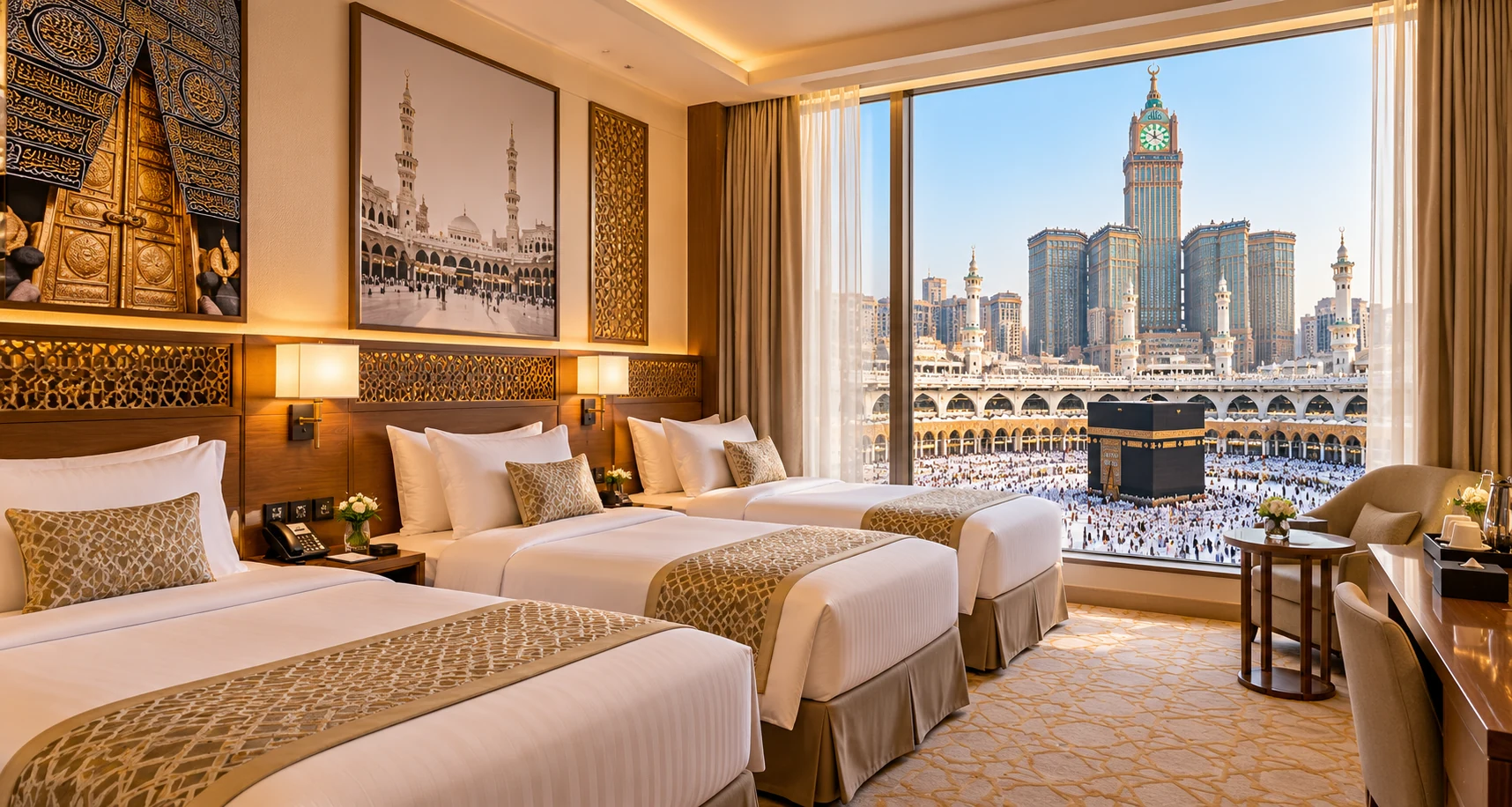 Luxury close-to-Haram accommodation
